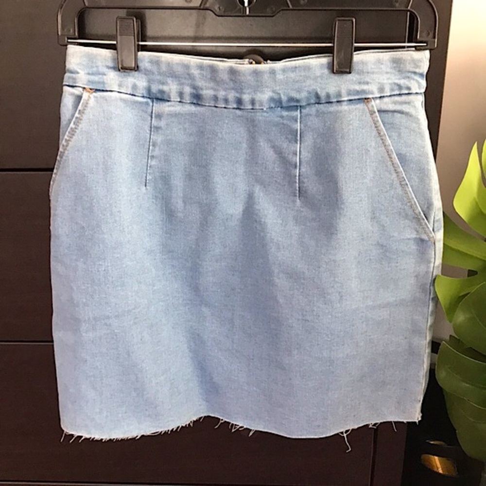 F21 Jean Skirt (Stretch)